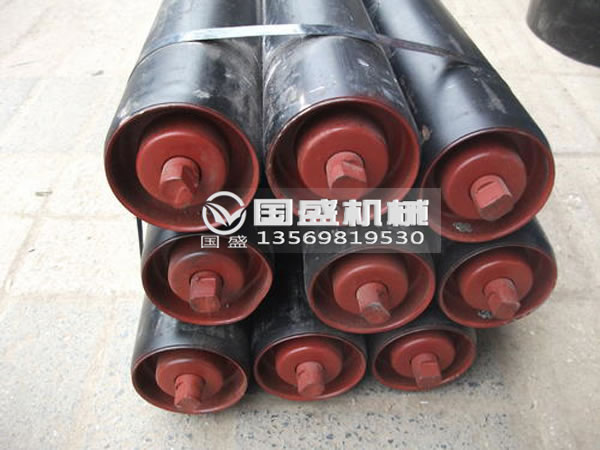 皮带输送机平行调心托辊 皮带输送机平行调心托辊